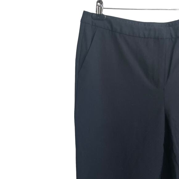 Talbots Women Pants 10 Black Straight Leg Lined Wool‎ Blend Capsule Workwear - Picture 5 of 8